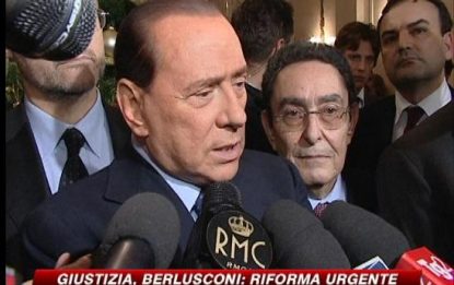 Giustizia, Berlusconi: "Riforma rimandata dopo le feste"