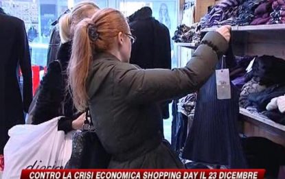 Contro la crisi il Codacons lancia lo shopping day