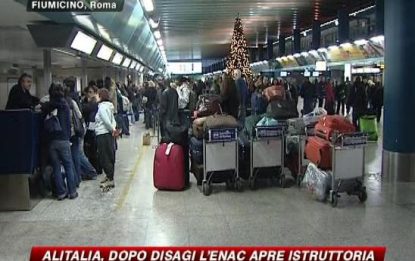 Alitalia, voli regolari nello scalo romano