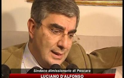 Inchiesta Pescara, è libero l'ex sindaco D'Alfonso
