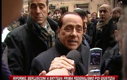 Berlusconi a SKY TG24: presidenzialismo non è sul tavolo