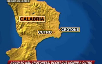 Agguato nel Crotonese, uccisi 2 uomini