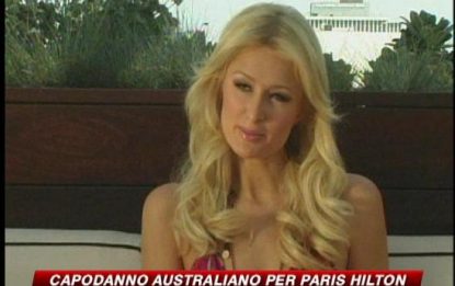 Capodanno australiano per Paris Hilton
