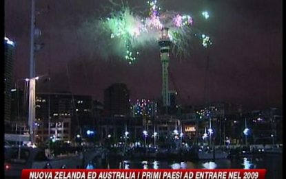 Capodanno, Nuova Zelanda e Australia primi a salutare 2009