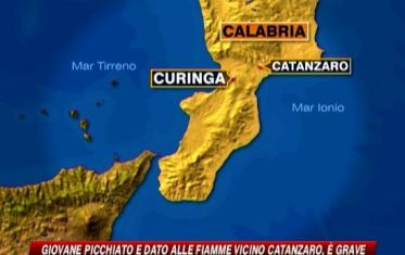Catanzaro, giovane legato e dato alle fiamme: è grave