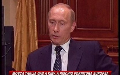 Mosca taglia il gas a Kiev, a rischio la fornitura europea