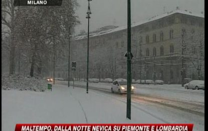 Epifania sotto le neve, Milano e Torino imbiancate