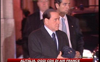 Alitalia, Berlusconi: Air France vicina, ma Lufthansa...