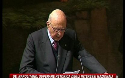 Carta Ue, Napolitano: "No a passi indietro"