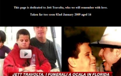 Funerali privati per Travolta Jr, Cruise difende Scientology