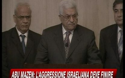 Gaza, nuovi raid. Abu Mazen: vogliamo osservatori Onu