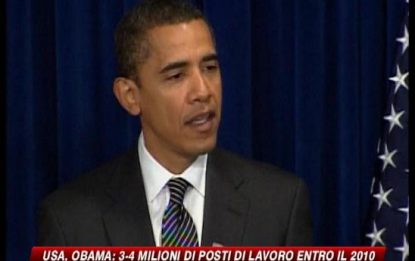 Obama: "Creeremo 4 milioni di posti di lavoro"