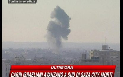 Israele avanza verso Gaza City