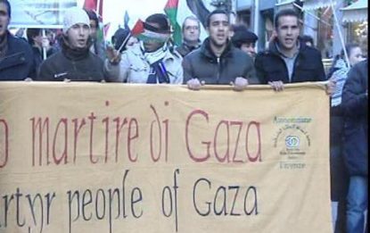 Gaza, proteste e cortei contro l'offensiva israeliana
