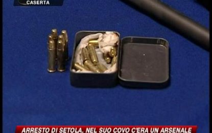 Camorra, arresto Setola: nel suo covo c'era un arsenale