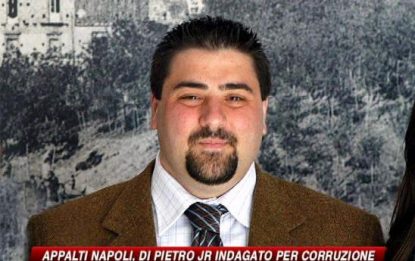 Napoli, indagato per corruzione Di Pietro jr