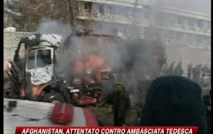 Kabul, attentato all'ambasciata tedesca