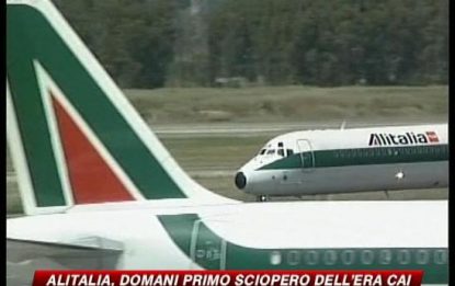 Alitalia, e venne il primo sciopero dell'era Cai