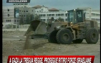 Gaza, Olmert: "Ritiro completo entro domani"