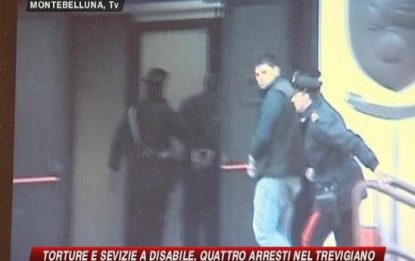 Treviso, torturano e seviziano disabile: 4 arresti