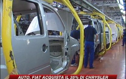 Fiat e Chrysler firmano accordo preliminare