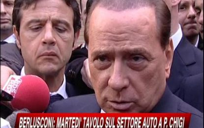 Berlusconi apre a incentivi: martedì tavolo sul settore auto