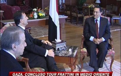 Gaza, Frattini conclude il tour in Medioriente