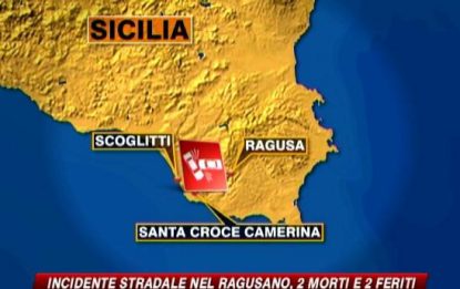 Incidente stradale nel Ragusano, 2 morti e 2 feriti
