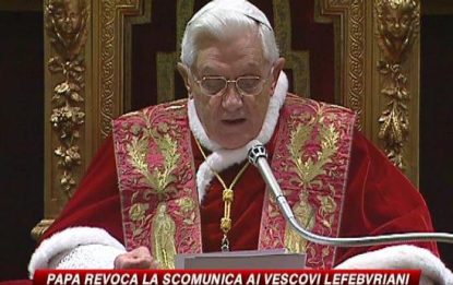 Ratzinger revoca la scomunica ai Lefebvriani