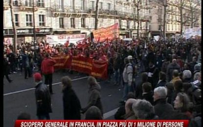 Sciopero generale in Francia, 1 milione in piazza