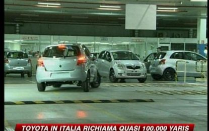 Italia, la Toyota richiama 100mila Yaris