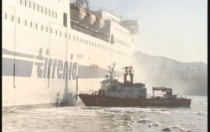 Incendio su un traghetto a Genova, strage sfiorata