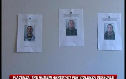 Piacenza, tre rumeni arrestati per violenza sessuale