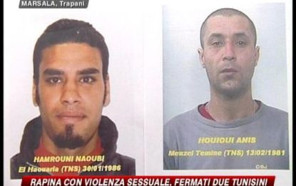 Marsala, rapina con stupro: arrestati 2 tunisini
