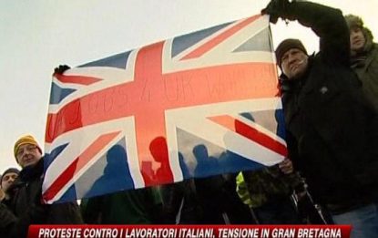 Gb, in arrivo nuove proteste contro lavoratori italiani
