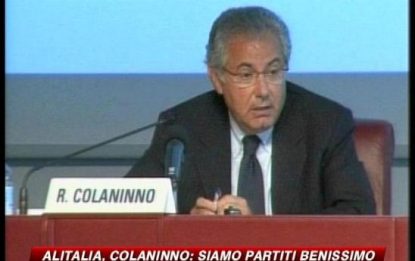 Alitalia, Colannino: nessun patto segreto con francesi