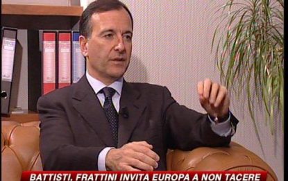 Battisti, Frattini si appella a Ue: offesa nostra democrazia
