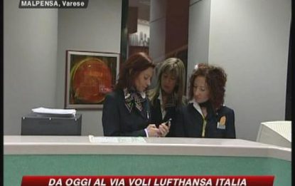 Malpensa, oggi il battesimo di Lufthansa Italia