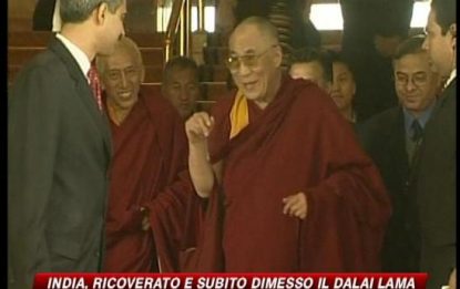 India, il Dalai Lama ricoverato e poi dimesso