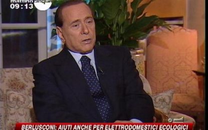Berlusconi: sgravi anche per elettrodomestici ecologici