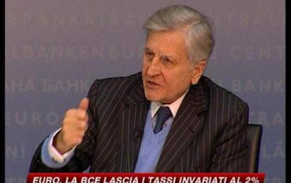 Tassi, Trichet annuncia il taglio a marzo