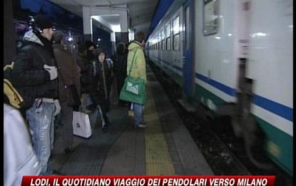 Lodi, il quotidiano viaggio dei lavoratori verso Milano