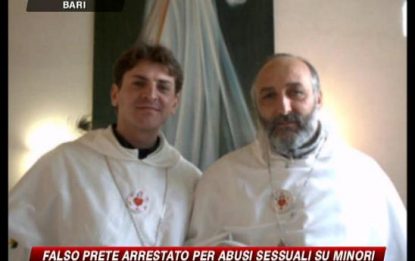 Bari, arrestato finto prete che abusava di minorenni