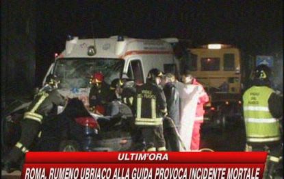Roma, rumeno ubriaco travolge auto e uccide 37enne