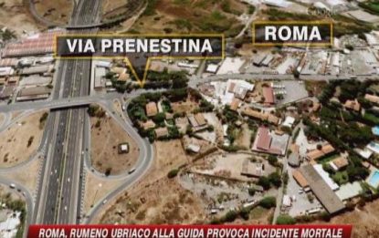 Incidente stradale a Roma, rumeno uccide 37enne