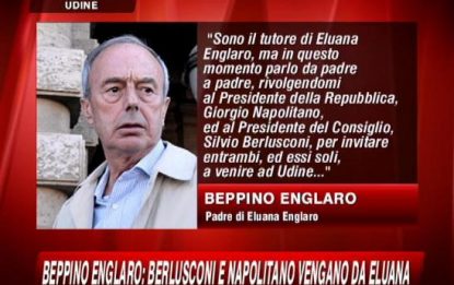 "Napolitano e Berlusconi venite a vedere Eluana"