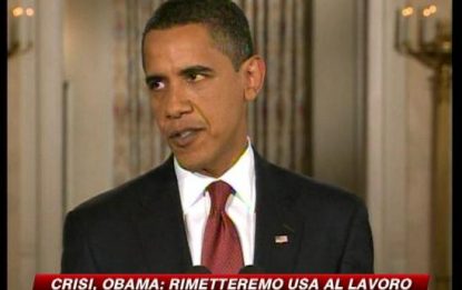 Crisi, Obama: "Agire subito o sarà una catastrofe"