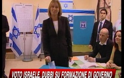 Voto in Israele, Tzipi Livni davanti negli exit poll