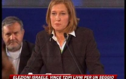 Elezioni Israele, vince Tzipi Livni per un seggio