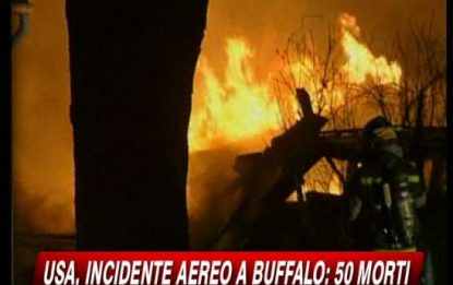 Aereo caduto a Buffalo, sono 50 i morti